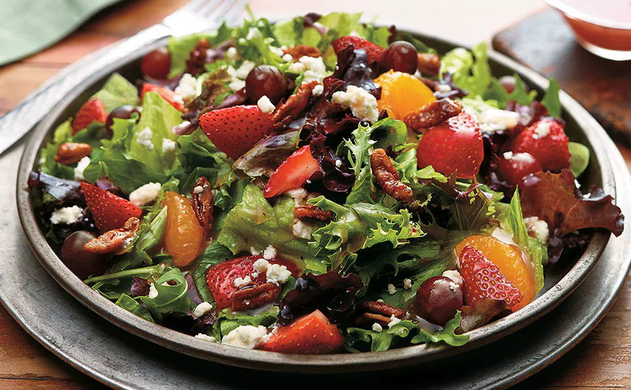 LongHorn Grilled Chicken Strawberry Pecan Salad