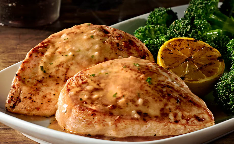 Lemon Garlic Chicken grilled herby entree
